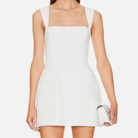 Amanda Uprichard Dresses & Skirts - Amanda Uprichard Bethany Skort Romper Size M Ivory Worn ONCE in great condition